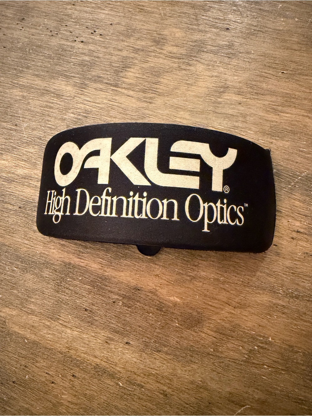 Vintage Oakley Sunglass Case Retro 80s/ 90s Black/White High Definition Optics